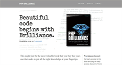 Desktop Screenshot of phpbrilliance.com