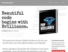 Tablet Screenshot of phpbrilliance.com